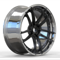 18 to 24 inch rims custome 2 piece forged wheels polished silver black deep concave chrome rims wheels